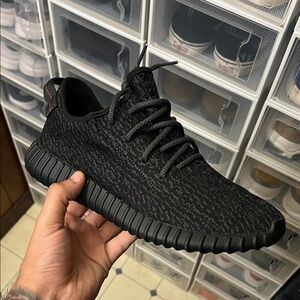 Yeezy Black Knit Sneakers